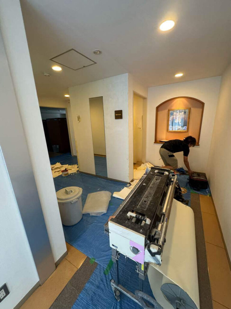 カントリークラブ クロス張替え工事（横浜市旭区）