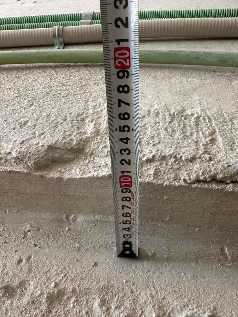 マンション　１日置床工事　乾式二重床（東京都中央区）