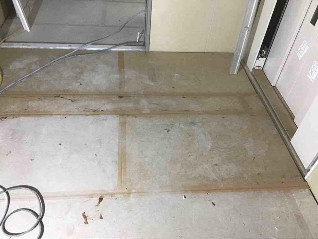 保育園　新築工事　乾式二重床（東京都江戸川区）