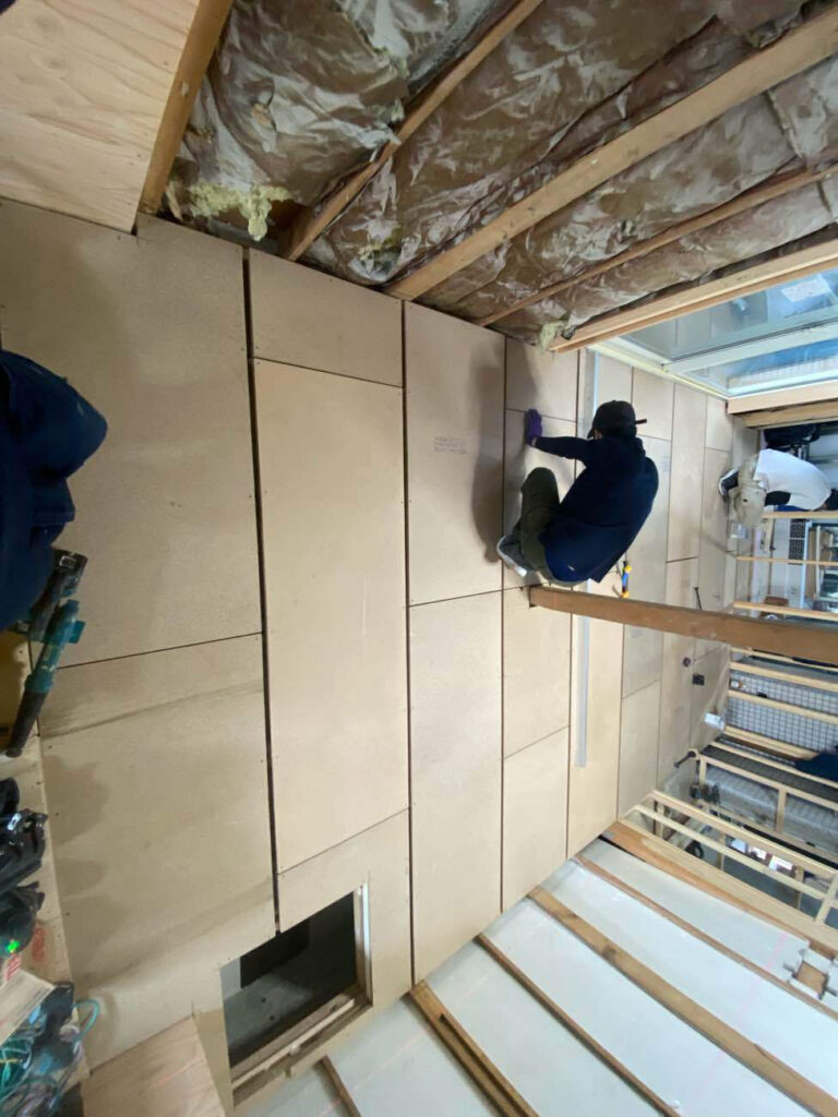 オフィス　置床工事　乾式二重床（東京都世田谷区）