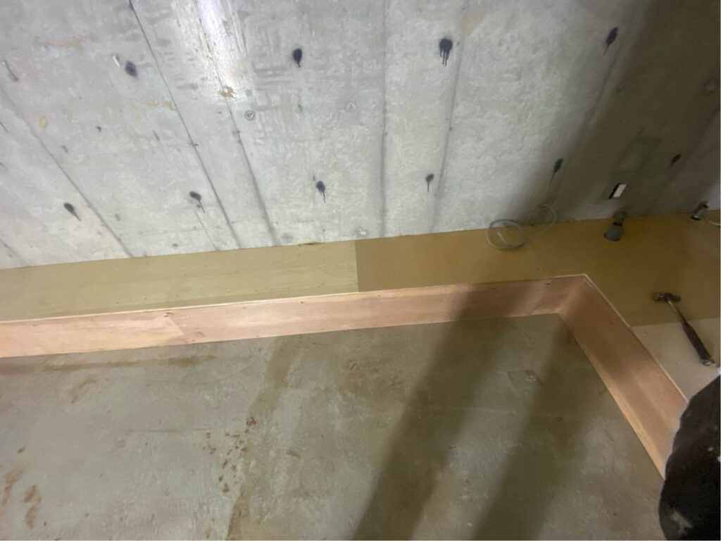 店舗 新装 置床工事 乾式二重床(東京都江東区)