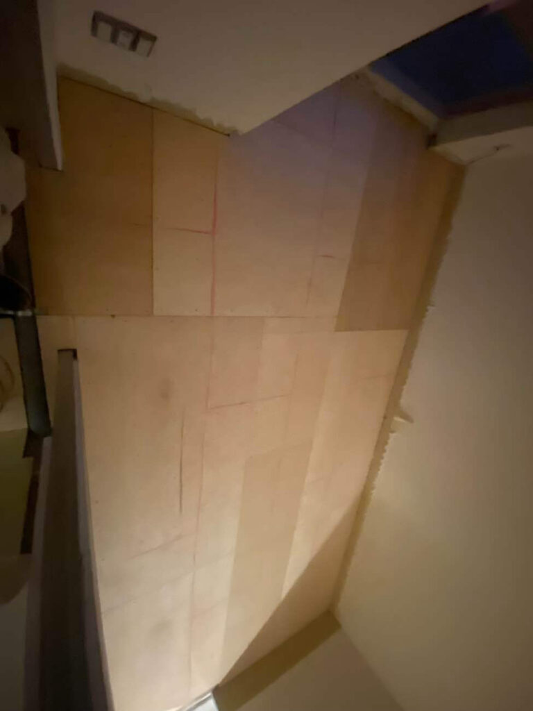 マンション　置床工事　乾式二重床（東京都中央区）