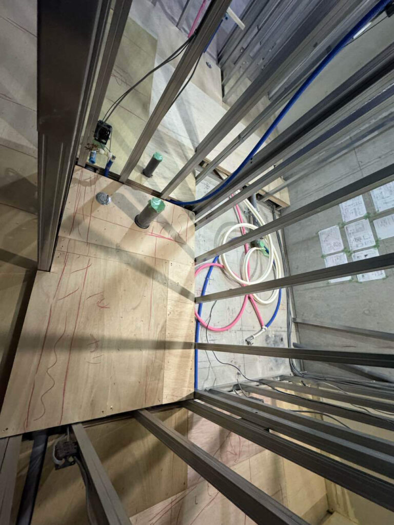 マンション　置床工事　乾式二重床（川崎市中原区）