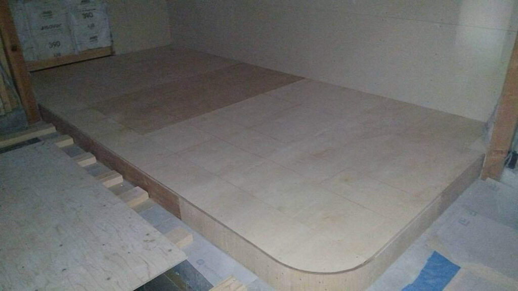 アパート　置床工事　乾式二重床（神奈川県茅ケ崎市）