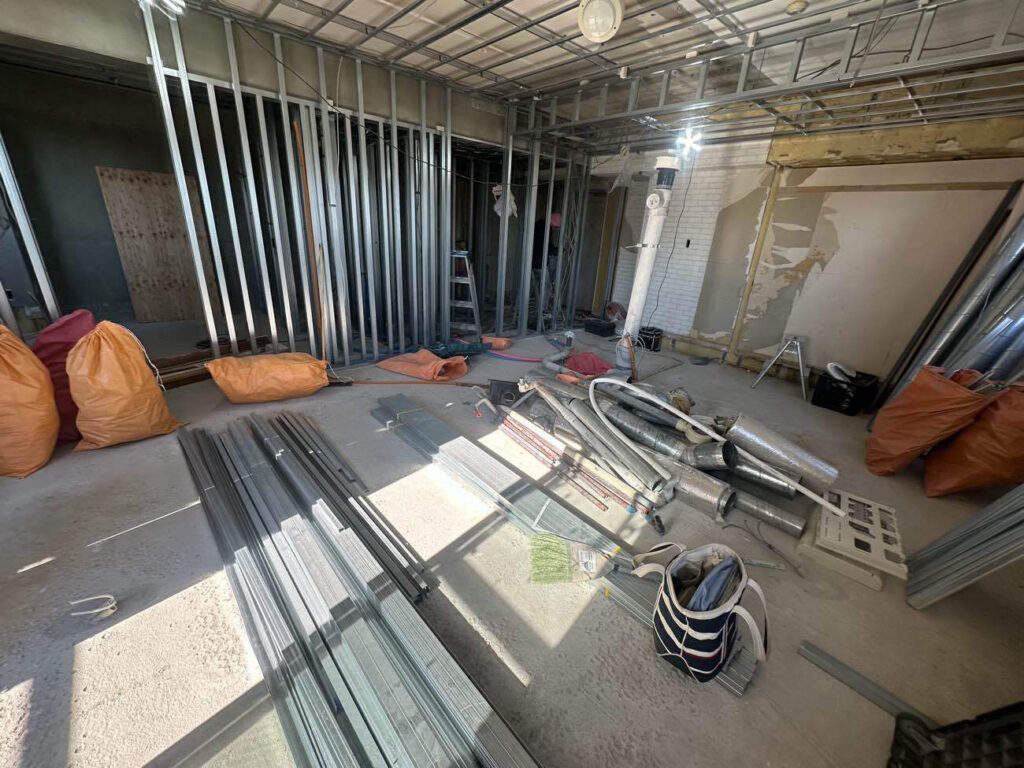 マンション　１日置床工事　乾式二重床（東京都墨田区）