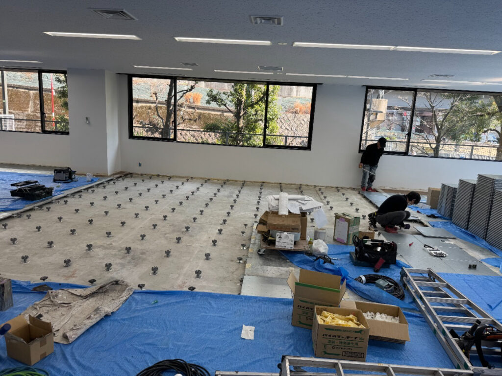 オフィス OA工事 スチール調整式OA(東京都品川区)