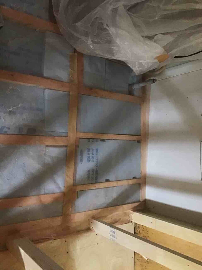 戸建住宅　置床工事　ラワン構造用合板12ｍｍ（東京都杉並区）