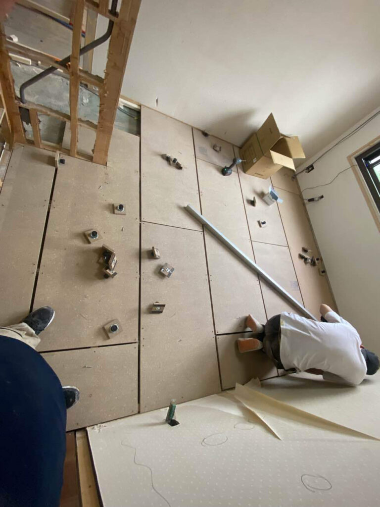マンション 置床工事 乾式二重床(神奈川県大和市)