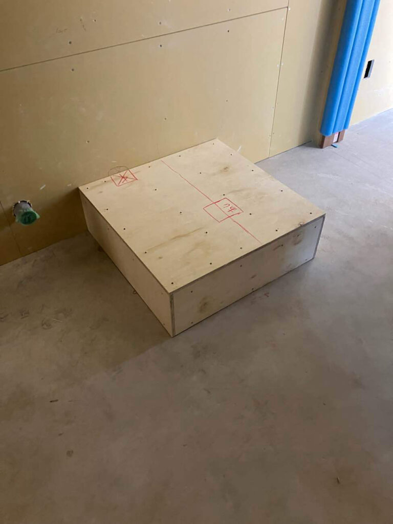 店舗 置床工事 乾式二重床(神奈川県鎌倉市)