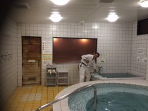 某スポーツクラブ 浴室リフォーム工事 フクビ製 茨城県牛久市