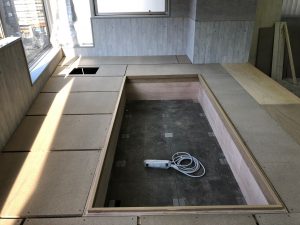 ビル 内装工事 CP工法 置床工事 （東京都品川区西五反田）