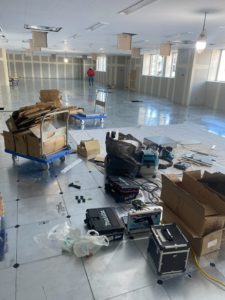 ビル 置床工事 OAフロア（神奈川県厚木市）