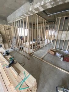 マンション 置床工事 乾式二重床（神奈川県川崎市宮前区）