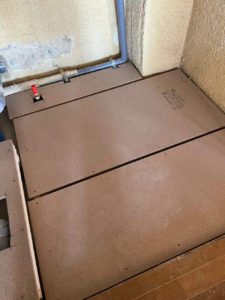 マンション 置床工事 フリーフロアCP（東京都目黒区）