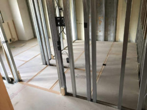 マンション 置床工事 乾式二重床（神奈川県横浜市西区）