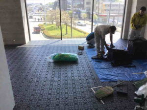 事務所 OAフロア工事 TN-50（千葉県柏市）