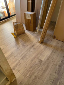 マンション　フロアタイル工事（東京都江東区）