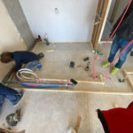 マンション　１日置床　乾式二重床（東京都八王子市）