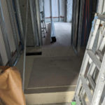 マンション　置床工事　乾式二重床（横浜市西区）