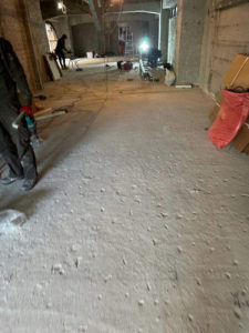 マンション　置床工事　フリーフロアCP（東京都立川市）