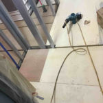 マンション　置床工事　乾式二重床（神奈川県横浜市西区）