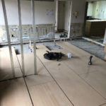 マンション　置床工事　乾式二重床（神奈川県横浜市青葉区）