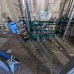 病院　１日置床工事　乾式二重床（東京都大田区）