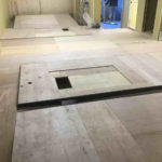 シュミレーションゴルフ店舗　置床工事　乾式二重床（東京都大田区）