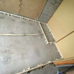 マンション　置床工事　乾式二重床（横浜市港北区）