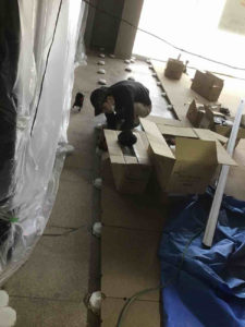 店舗　OAフロア工事　LM2000（埼玉県上尾市）