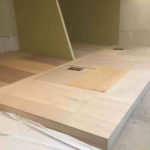 シュミレーションゴルフ店舗　置床工事　乾式二重床（神奈川県厚木市）