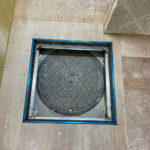 店舗　夜間工事　置床工事　乾式二重床（東京都新宿区）