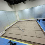 店舗　置床工事　乾式二重床（東京都新宿区）