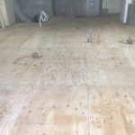 マンション　１日置床工事　フリーフロアCP（東京都港区）