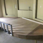 店舗　夜間工事　置床工事　乾式二重床（東京都新宿区）