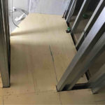 店舗　置床工事　乾式二重床（東京都渋谷区）