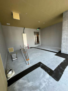 新築マンション　置床工事　乾式二重床（東京都葛飾区）