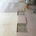 マンション　置床工事　フリーフロアCP（東京都港区）