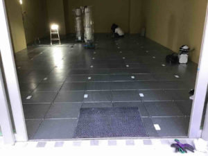 店舗 OAフロア工事 TN50 （埼玉県さいたま市）