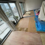 マンション 置床工事 乾式二重床(東京都港区)