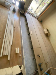 マンション　置床工事　フリーフロアCP（東京都世田谷区）