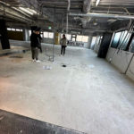 マンション　置床工事　乾式二重床（東京都渋谷区）