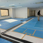 オフィス　OAフロア工事（東京都中央区）