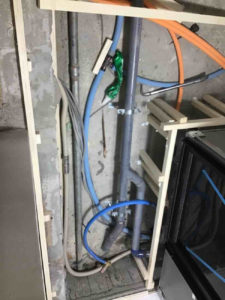 マンション　置床工事　乾式二重床（東京都渋谷区）