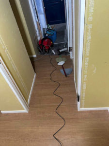 マンション　置床工事　乾式二重床（東京都国分寺市）