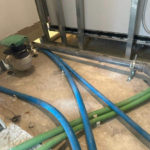 マンション改修　置床工事　乾式二重床（東京都中央区）