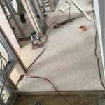 マンション　置床工事　乾式二重床（東京都渋谷区）