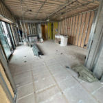 マンション　置床工事　ラワン構造用合板12ｍ（東京都渋谷区）