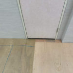 駅改修　置床工事　乾式二重床（東京都北区）　