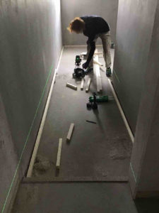 学校トイレ改修　置床工事　フリーフロアCP-F（千葉市緑区）　